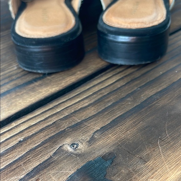 Halogen Leopard Print Calf Hair Slip-On Mules - Picture 4 of 7